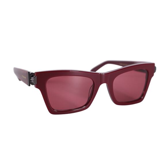 Salvatore Ferragamo Rectangle Sunglasses - Burgundy / Red - NWT - Picture 5 of 10